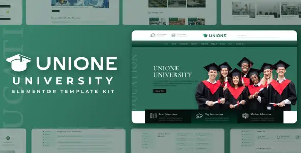 Unione – University Elementor Template Kit